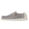 Wally Break Stitch - Grey -Online Shoe Store 110793297 WALLY LINEN NATURAL GREY LEFT 1