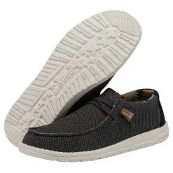 Wally Knit - Charcoal 10 Wally Knit - Charcoal -Online Shoe Store 112474007 WALLY ECO SOX CHARCOAL LEFT 3
