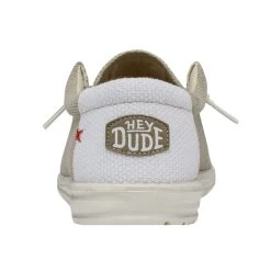 Wally Braided - Off White -Online Shoe Store 40003 1LB WALLYBRAIDED OFFWHITE LEFTBACK