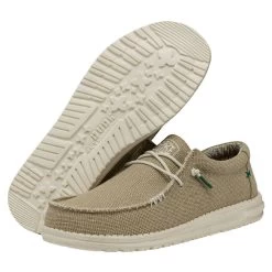 Wally Braided - Sand -Online Shoe Store 40003 202 WALLYBRAIDED SAND PAIRBOTTOM