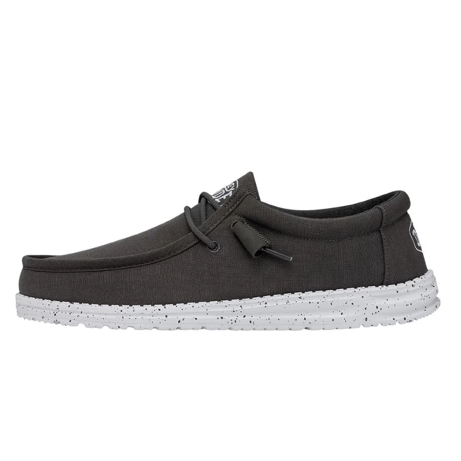 Wally Slub Canvas - Dark Grey 3 Wally Slub Canvas - Dark Grey