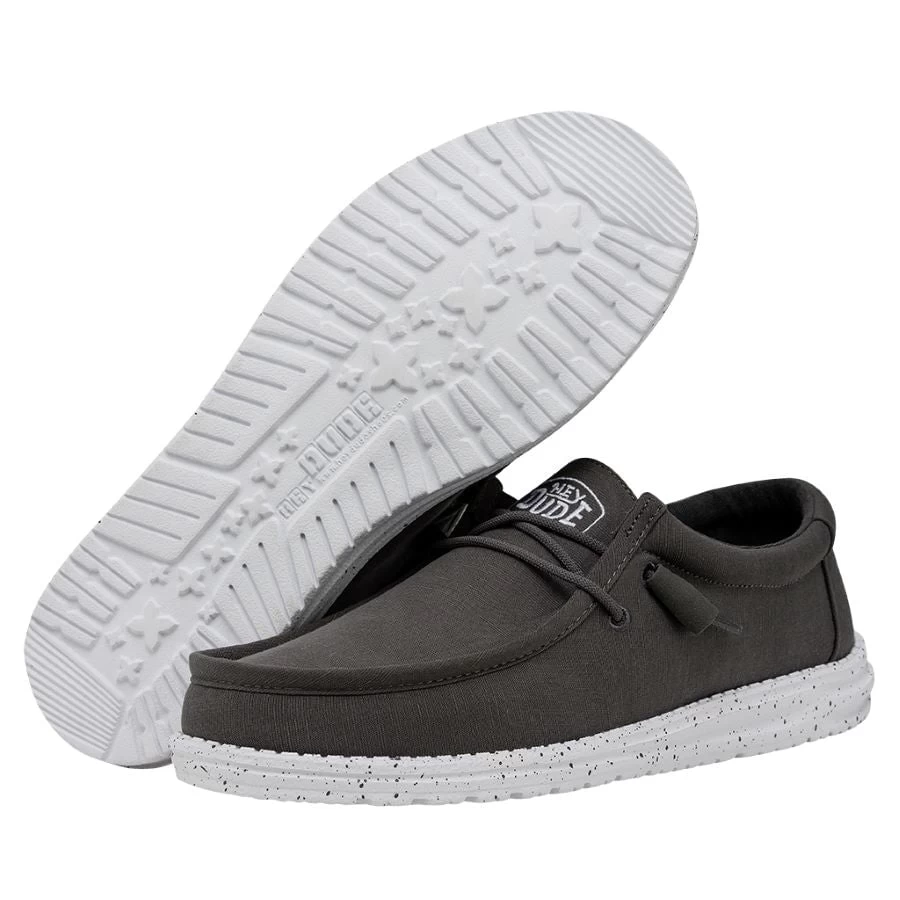 Wally Slub Canvas - Dark Grey 5 Wally Slub Canvas - Dark Grey - Image 3