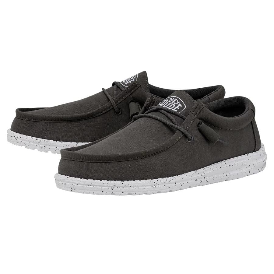 Wally Slub Canvas - Dark Grey 4 Wally Slub Canvas - Dark Grey - Image 2