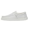 Wally Slub Canvas - White