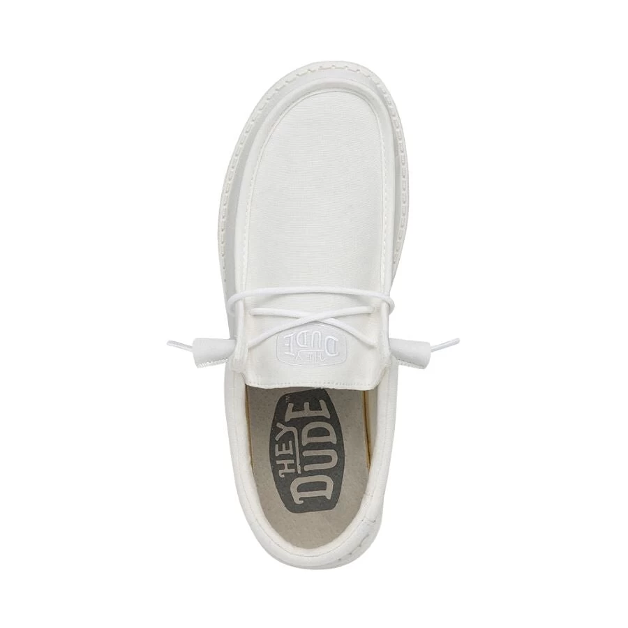 Wally Slub Canvas - White 8 Wally Slub Canvas - White - Image 6