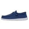 Wally Slub Canvas - True Blue -Online Shoe Store 40009 428 WALLYSLUBCANVAS TRUEBLUE LEFTSIDE