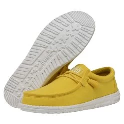 Wally Slub Canvas - Empire Yellow 10 Wally Slub Canvas - Empire Yellow -Online Shoe Store 40009 76I WALLYSLUBCANVAS EMPIREYELLOW PAIRBOTTOM