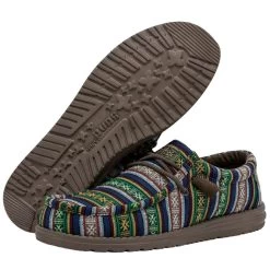Wally Serape - Blue Canyon -Online Shoe Store 40017 9BK WALLY SERAPE BLUE CANYON LEFT 3