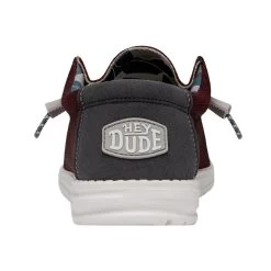 Wally Sox Triple Needle - Karanda Red -Online Shoe Store 40020 6VF WALLYSOXTRIPLENEEDLE KARANDARED LEFTBACK