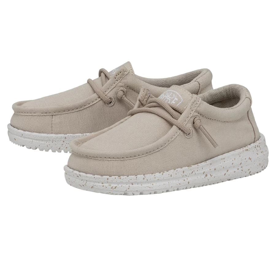 Wally Toddler Slub Canvas - Natural 4 Wally Toddler Slub Canvas - Natural - Image 2