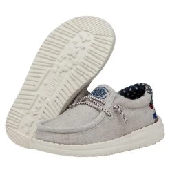 Wally Toddler Patriotic - Off White Patriotic 10 Wally Toddler Patriotic - Off White Patriotic -Online Shoe Store 40031 1K1 WALLYTODDLERPATRIOTIC OFFWHITEPATRIOTIC PAIRBOTTOM