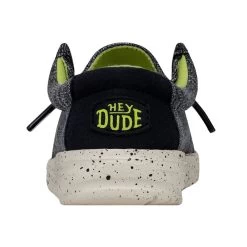 Wally Toddler Stretch - Navy Speckle -Online Shoe Store 40035 4MP WALLYTODDLERSTRETCH NAVYSPECKLE LEFTBACK