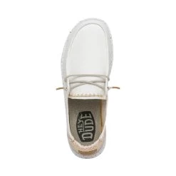 Wendy Chambray - White Sand -Online Shoe Store 40059 1KJ WENDY CHAMBRAY WOVEN WHITE SAND LEFT 6