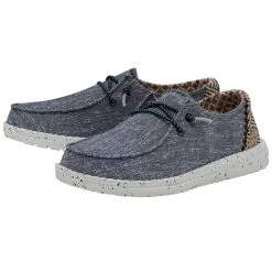 Wendy Chambray - Lapis Blue -Online Shoe Store 40059 4MG WENDY CHAMBRAY WOVEN LAPIS BLUE LEFT 2