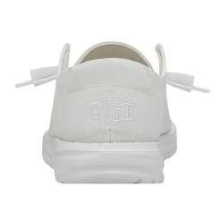 Wendy Slub Canvas - White -Online Shoe Store 40063 100 WENDY SLUB CANVAS WHITE LEFT 5