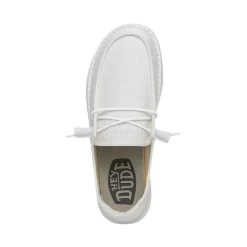 Wendy Slub Canvas - White -Online Shoe Store 40063 100 WENDY SLUB CANVAS WHITE LEFT 6