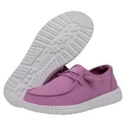 Wendy Slub Canvas - Violet -Online Shoe Store 40063 508 WENDYSLUBCANVAS VIOLET PAIRBOTTOM