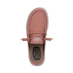 Wendy Slub Canvas - Terracotta -Online Shoe Store 40063 6VE WENDYSLUBCANVAS TERRACOTTA LEFTTOP