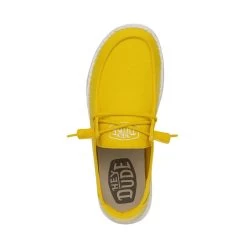 Wendy Slub Canvas - Empire Yellow -Online Shoe Store 40063 76I WENDYSLUBCANVAS EMPIREYELLOW LEFTTOP