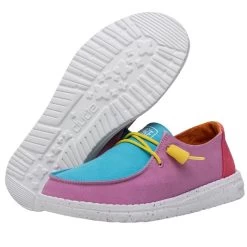 Wendy Slub Canvas - Color Block -Online Shoe Store 40063 9CI WENDY SLUB CANVAS COLOR BLOCK LEFT 3