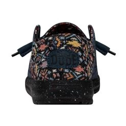 Wendy Funk Slub Blanket - Midnight Rain -Online Shoe Store 40066 4MK WENDYFUNKSLUBBLANKET MIDNIGHTRAIN LEFTBACK