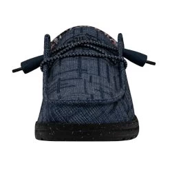 Wendy Funk Slub Blanket - Midnight Rain -Online Shoe Store 40066 4MK WENDYFUNKSLUBBLANKET MIDNIGHTRAIN LEFTFRONT