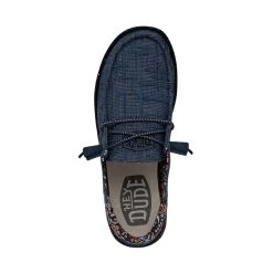 Wendy Funk Slub Blanket - Midnight Rain -Online Shoe Store 40066 4MK WENDYFUNKSLUBBLANKET MIDNIGHTRAIN LEFTTOP