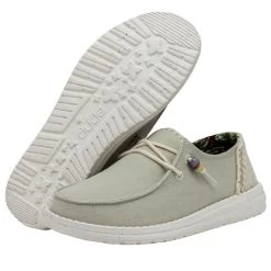 Wendy Fringe - Sage -Online Shoe Store 40071 330 WENDY FRINGE SAGE LEFT 3