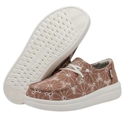 Wendy Rise Eyelet - Ballerina -Online Shoe Store 40075 83J WENDY RISE EYELET BALLERINA LEFT 3