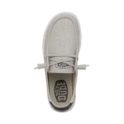Wendy Woven - Light Grey 13 Wendy Woven - Light Grey -Online Shoe Store 40098 007 WENDYWOVEN LIGHTGREY LEFTTOP
