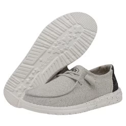 Wendy Woven - Light Grey 10 Wendy Woven - Light Grey -Online Shoe Store 40098 007 WENDYWOVEN LIGHTGREY PAIRBOTTOM