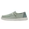 Wendy Woven - Mint -Online Shoe Store 40098 371 WENDYWOVEN MINT LEFTSIDE