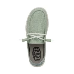 Wendy Woven - Mint -Online Shoe Store 40098 371 WENDYWOVEN MINT LEFTTOP