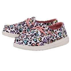 Wendy Youth - White Leopard -Online Shoe Store 40106 9CF WENDYYOUTHCAT WHITELEOPARD PAIRSIDE