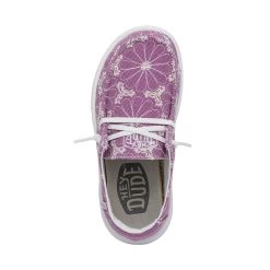 Wendy Youth Rise Eyelet - Violet -Online Shoe Store 40108 508 WENDY YOUTH RISE EYELET VIOLET LEFT 6