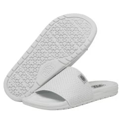 Chandler Knit - White Silver -Online Shoe Store 40114 1LD CHANDLERKNIT WHITESILVER PAIRBOTTOM