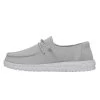 Wendy Youth Slub Canvas - Light Grey -Online Shoe Store 40143 007 WENDYYOUTHSLUBCANVAS LIGHTGREY LEFTSIDE