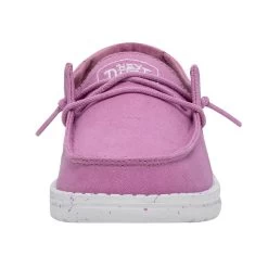 Wendy Youth Slub Canvas - Violet -Online Shoe Store 40143 508 WENDY YOUTH SLUB CANVAS VIOLET LEFT 4