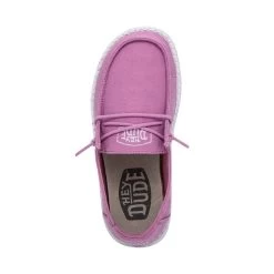 Wendy Youth Slub Canvas - Violet -Online Shoe Store 40143 508 WENDY YOUTH SLUB CANVAS VIOLET LEFT 6