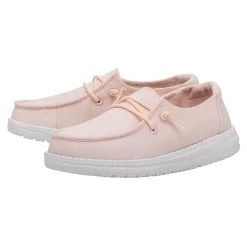Wendy Youth Slub Canvas - Pink -Online Shoe Store 40143 680 WENDY YOUTH SLUB CANVAS PINK LEFT 2