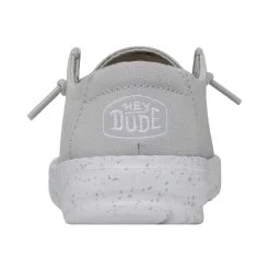 Wendy Toddler Slub Canvas - Light Grey -Online Shoe Store 40144 007 WENDYTODDLERSLUBCANVAS LIGHTGREY LEFTBACK