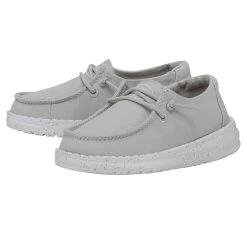 New Arrival -Online Shoe Store 40144 007 WENDYTODDLERSLUBCANVAS LIGHTGREY PAIRSIDE