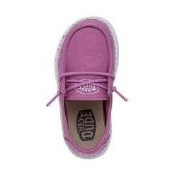 Wendy Toddler Slub Canvas - Violet 13 Wendy Toddler Slub Canvas - Violet -Online Shoe Store 40144 508 WENDYTODDLERSLUBCANVAS VIOLET LEFTTOP