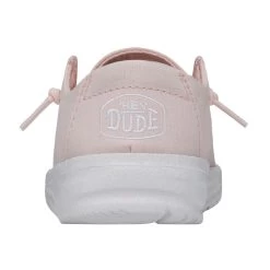 Wendy Toddler Slub Canvas - Pink -Online Shoe Store 40144 680 WENDYTODDLERSLUBCANVAS PINK LEFTBACK