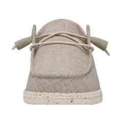 Wendy Chambray Wide - White Nut -Online Shoe Store 40151 2BK WENDYCHAMBRAYWIDE WHITENUT LEFTFRONT