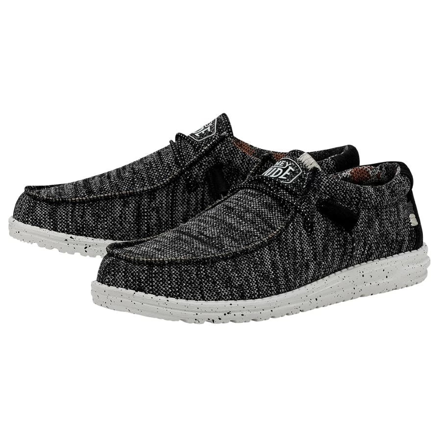 Wally Sox Stitch Wide - Black White 4 Wally Sox Stitch Wide - Black White - Image 2