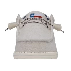 Wally Texas Canvas - Off White -Online Shoe Store 40380 1LB WALLYTEXASCANVAS OFFWHITE LEFTFRONT