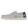 Wally Texas Canvas - Off White -Online Shoe Store 40380 1LB WALLYTEXASCANVAS OFFWHITE LEFTSIDE