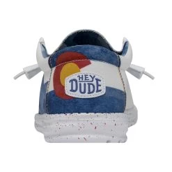 Wally Colorado Watercolor - White -Online Shoe Store 40382 100 WALLYCOLORADOWATERCOLOR WHITE LEFTBACK