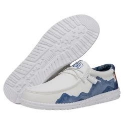 Wally Colorado Watercolor - White -Online Shoe Store 40382 100 WALLYCOLORADOWATERCOLOR WHITE PAIRBOTTOM